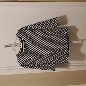 1. Tops - Olive + Rose knit polka dot top